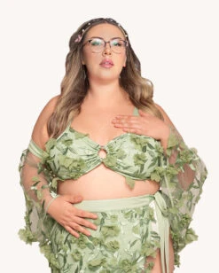 Curious Traveler Top With Sleeves -iHeartRaves Shop 04.24.25Kaylee Milan DCRaver00102copies WithSleevestopandBottomsfront