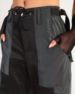 Time 2 Get Lit Rainbow Reflective Cargo Joggers -iHeartRaves Shop 10.31.23 Hannah3934