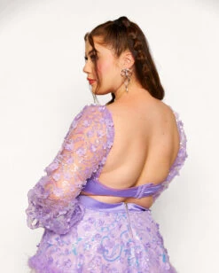 Genie Dust Floral Sequin Top -iHeartRaves Shop 3.7.24Milan Courtney2505