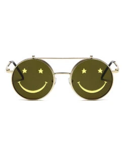 303 Vibes Smiley Sunglasses -iHeartRaves Shop 303 Vibes Smiley Sunglass Mock1