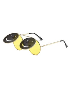 303 Vibes Smiley Sunglasses -iHeartRaves Shop 303 Vibes Smiley Sunglass Mock2