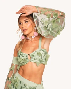 Curious Traveler Top With Sleeves