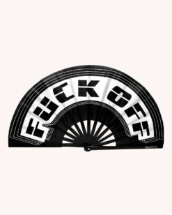 Fuck Off UV Reactive Hand Fan