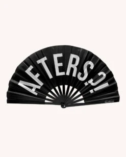 Afters?! UV Reactive Hand Fan