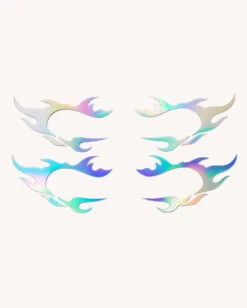 Firelight Holo Face Stickers
