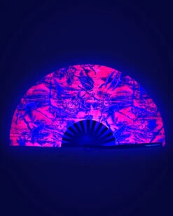 Final Exodus UV Reactive Hand Fan