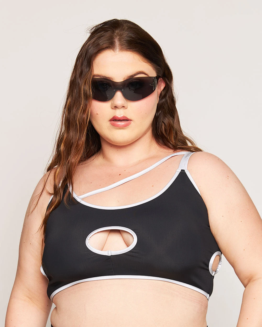 Backstage Baddie Reflective Cutout Top - Image 13