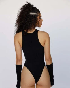 Bass Destruction Cutout Bodysuit -iHeartRaves Shop Bass Destruction Cutout Bodysuit Black Back