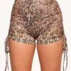 Beneath The Trees Ruched Booty Shorts -iHeartRaves Shop Beneath the Trees Booty Shorts Front
