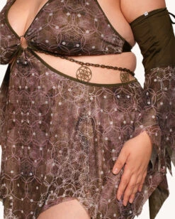 Beneath The Trees Dress With Sleeves -iHeartRaves Shop Beneath the Trees Dress C1 Detail