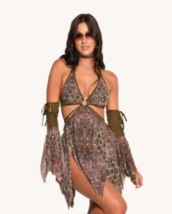 Beneath The Trees Dress With Sleeves -iHeartRaves Shop Beneath the Trees Dress New Front