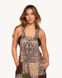Beneath The Trees Overalls -iHeartRaves Shop Beneath the Trees Overalls Wmn Detail