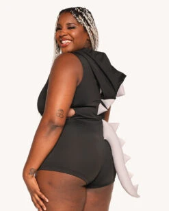 Born To Be Wild Dino Romper Costume -iHeartRaves Shop Born to Be Wild Dino Romper C1 Back2