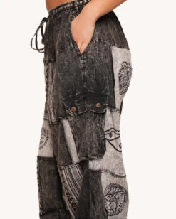 Bussin' Bass Harem Pants -iHeartRaves Shop Bussin Bass Harem Pants Wmn Detail