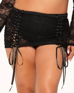 Catch Me In The VIP Skirt -iHeartRaves Shop Catch Me In the VIP Skirt Front C1 Front