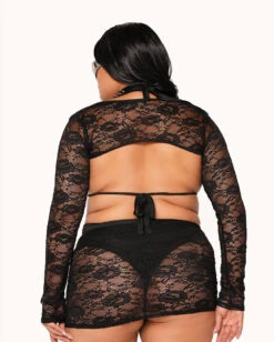 Catch Me In The VIP Ultra Crop Top -iHeartRaves Shop Catch Me In the VIP Ultra Crop Top Full C1 Back