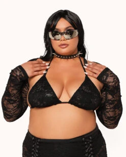 Catch Me In The VIP Ultra Crop Top -iHeartRaves Shop Catch Me In the VIP Ultra Crop Top Full C1 Front