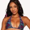 Cyber Chaos Bikini Top -iHeartRaves Shop Cyber Chaos Bikini Top Front