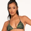 Cyber Matrix Bikini Top -iHeartRaves Shop Cyber Matrix Bikini Top Front