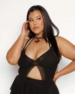 Dark Arts Mesh Top -iHeartRaves Shop Dark Arts Mesh Top Black C1 Side