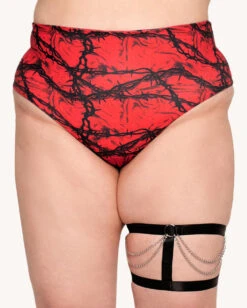 Depths Of The Damned Booty Shorts -iHeartRaves Shop Depths of the Damned Booty Shorts C1 Front