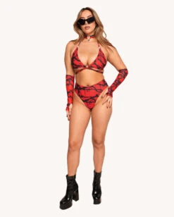 Depths Of The Damned Booty Shorts -iHeartRaves Shop Depths of the Damned Top with Sleeves Full