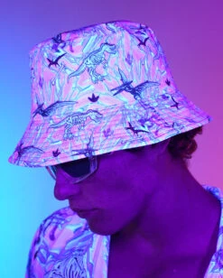 Dino Daze Bucket Hat With Stash Pocket