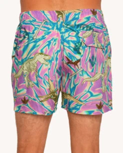 Dino Daze Camp Shorts 11 Dino Daze Camp Shorts -iHeartRaves Shop Dino Daze Camp Shorts Back