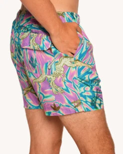 Dino Daze Camp Shorts 10 Dino Daze Camp Shorts -iHeartRaves Shop Dino Daze Camp Shorts Side