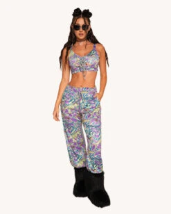 Dino Daze Harem Pants -iHeartRaves Shop Dino Daze Harem Pants Full
