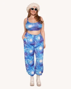 Distorted Dream Harem Pants -iHeartRaves Shop Distorted Dream Harem Pants C1 Full