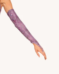 Distortion Bodysuit With Sleeves -iHeartRaves Shop Distortion Bodysuit With Sleeves Detail