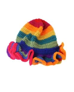 Electric Colors Rainbow Hat -iHeartRaves Shop ElectricColorsRainbowHat Front