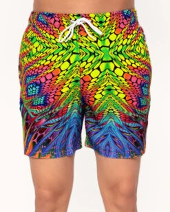Viper Vision Camp Shorts -iHeartRaves Shop ElectricTrippCampShorts Front 2dcb5007 58da 4b77 aa8a f68e70856893