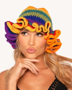 Electric Colors Rainbow Hat