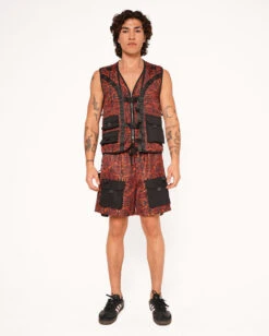 Electro Techno Cargo Shorts -iHeartRaves Shop Electro Techno Cargo Shorts Full