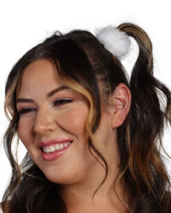 Ultra Furry Scrunchies -iHeartRaves Shop Euphoria Ultra Furry Scrunchies White Side e7fd2ea2 1fa7 4a2f 814a 2898c210be55