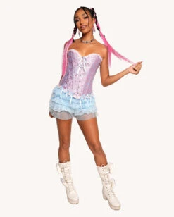 Fairy Frequency Corset Top -iHeartRaves Shop Fairy Frequency Corset Top Full