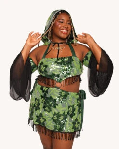 Fairytale Forest Dress Set -iHeartRaves Shop Fairytale Forest Dress Set C1 Front