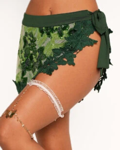 Fairytale Forest Side Tie Mini Skirt -iHeartRaves Shop Fairytale Forest Side Tie Mini Skirt Side