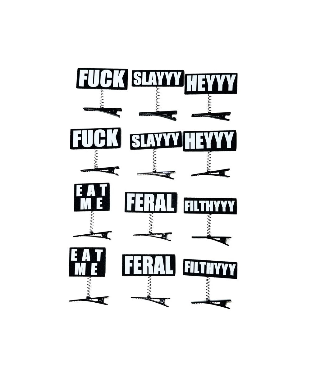 Feral Text Sprouts 12-pc Set 3 Feral Text Sprouts 12-pc Set