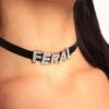 Feral Rhinestone Choker -iHeartRaves Shop Feral Rhinestone Choker Front
