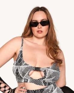 Flashbang Matrix Reflective Speed Clasp Top -iHeartRaves Shop Flashbang Matrix Reflective Speed Clasp Top C1 Front