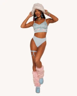 Flawless Victory Bottoms - Baby Blue -iHeartRaves Shop Flawless Victory Bottoms BBlue Full