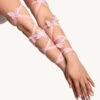 Floating Effortlessly Butterfly Pair Arm Wraps -iHeartRaves Shop Floating Effortlessly Butterfly Arm Wraps Pink Front