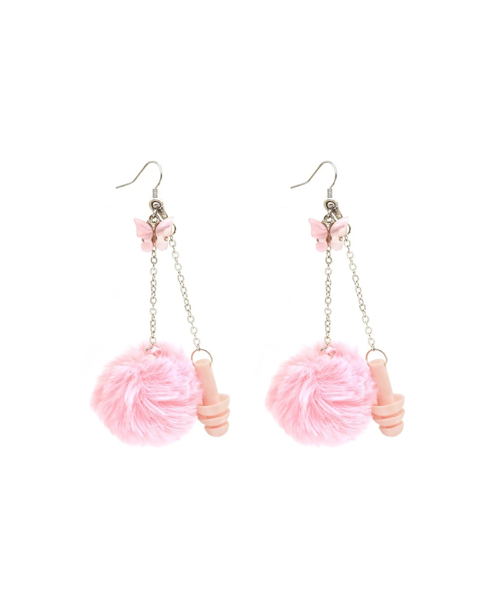 Fluff & Flutter Earplug Earrings 3 Fluff & Flutter Earplug Earrings