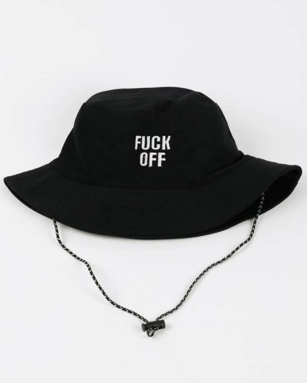 Fuck Off Bucket Hat With Removable Wind Cord 3 Fuck Off Bucket Hat With Removable Wind Cord