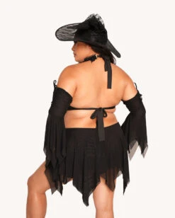 Getting Hyped Mesh Dress With Sleeves -iHeartRaves Shop Getting Hyped Mesh Dress with Sleeves C1 Back