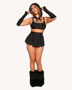 Glowkeeper Rainbow Reflective Skirt -iHeartRaves Shop Glowkeeper Skirt Full 1