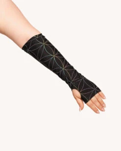 Glowkeeper Rainbow Reflective Top With Sleeves 22 Glowkeeper Rainbow Reflective Top With Sleeves -iHeartRaves Shop Glowkeeper Top with Sleeves Detail